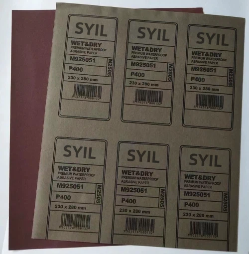 Vilka olika typer av sandpapper är lämpliga för vilka olika slipscenarier?