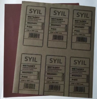 Vilka olika typer av sandpapper är lämpliga för vilka olika slipscenarier?