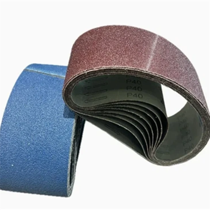 Slipband för metall